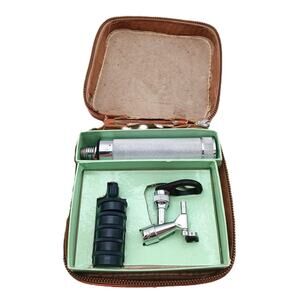 VTG Welch Allyn Otoscope & Ophthalmoscope Diagnostic Set w/ Case Med Tool Kit